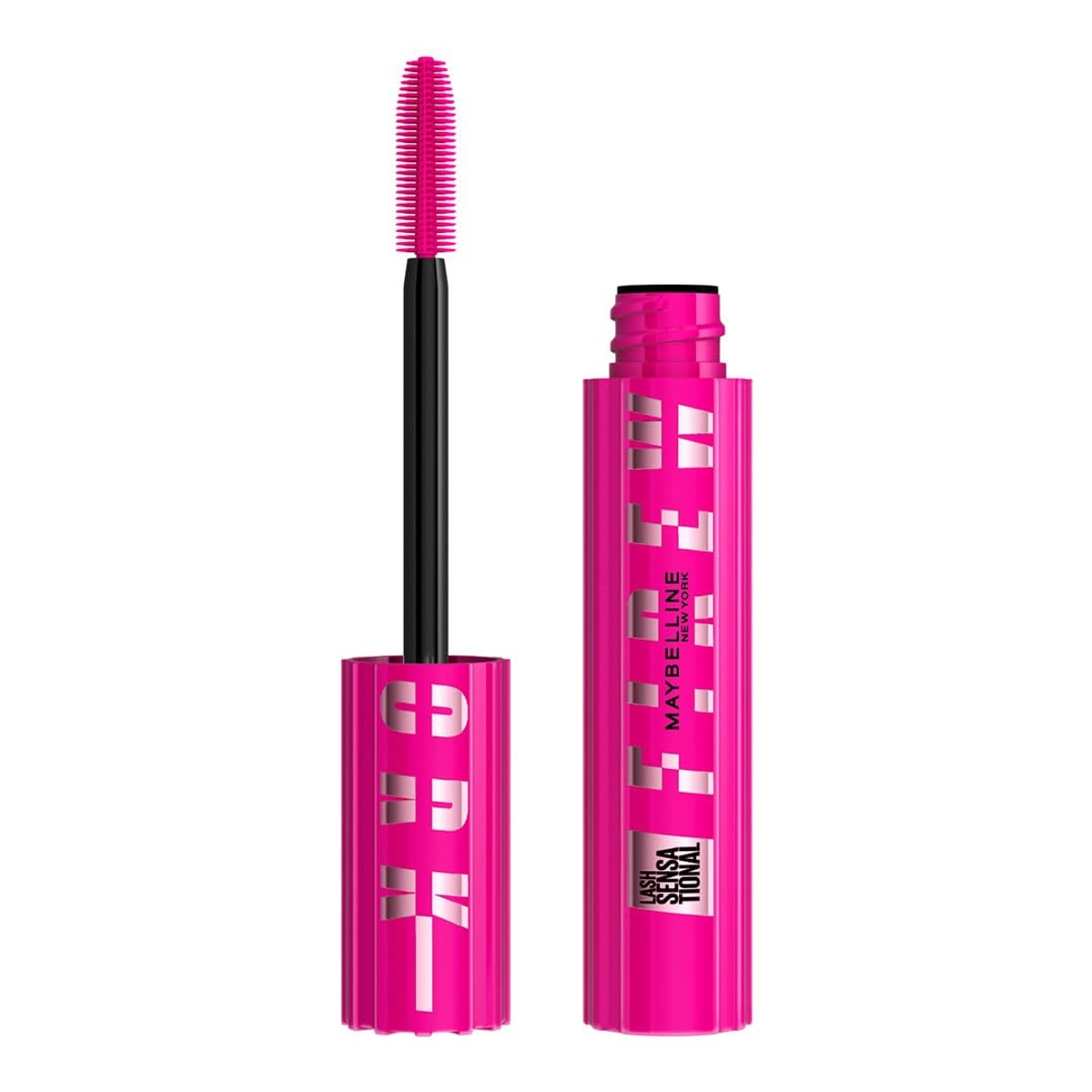 Maybelline New York Zwarte mascara voor maximale lengte en volume, met 360° wimperwaaiers en Pro Vitamine B5, Lash Sensational Firework Mascara, Very Black, 10 ml – MAYBELLINE