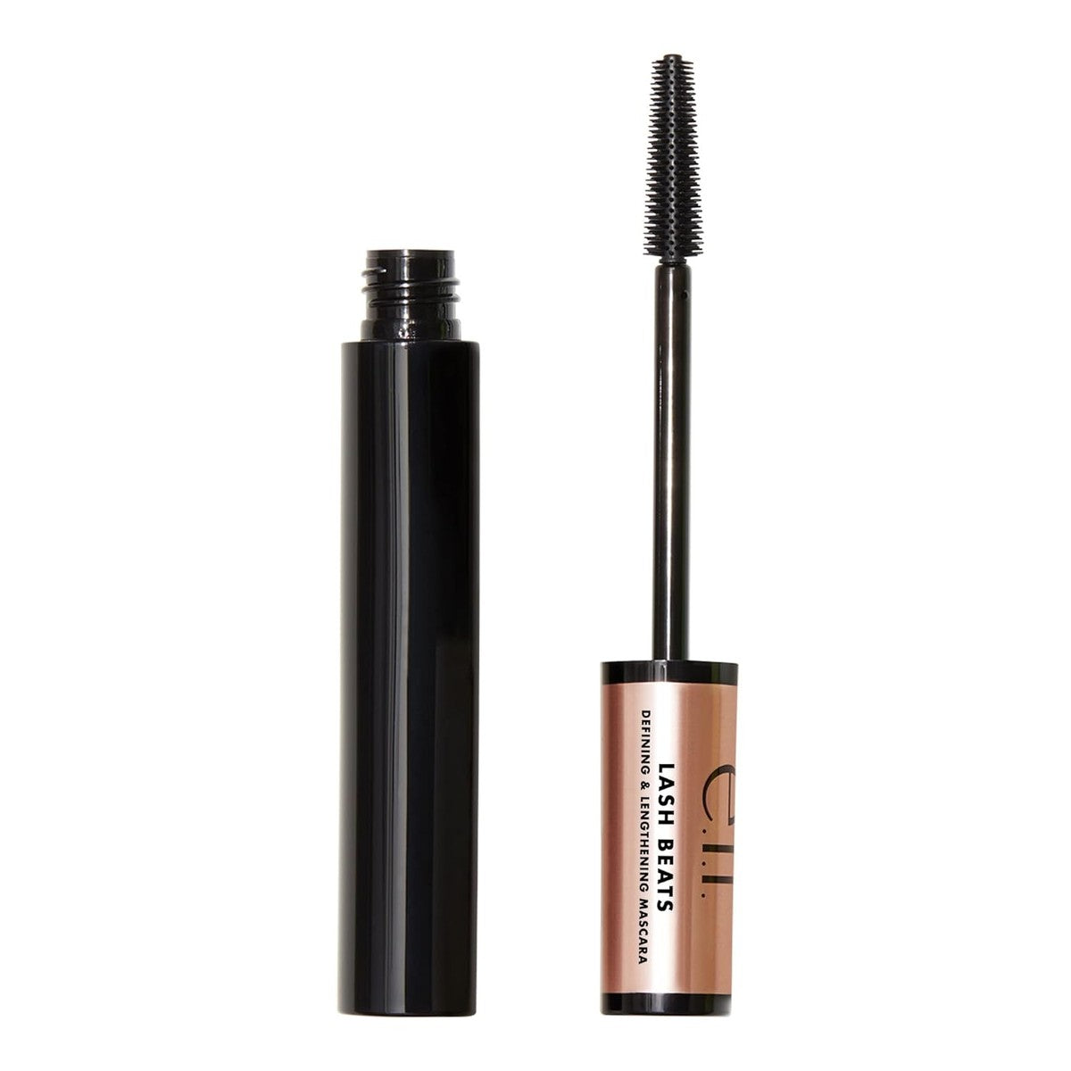 e.l.f. Lash Beats Mascara, Verlängerungsformel für Mega lange Wimpern, erzeugt natürlich aussehende lange & definierte Wimpern, Black – e.l.f.