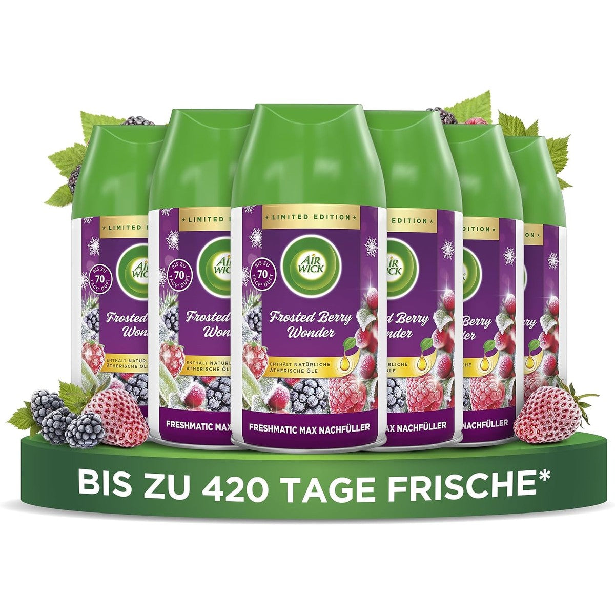 Air Wick Freshmatic Max Frosted Berry navulling 6 x 250 ml – Air Wick