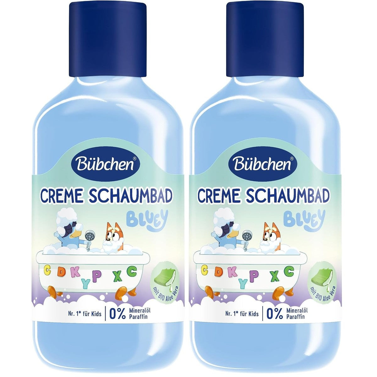 Bübchen Crème schuimbad Bluey 250 ml (verpakking van 2) – Bübchen