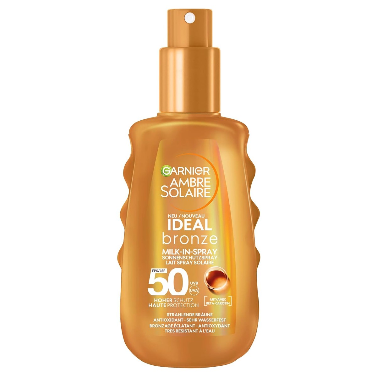 Garnier Ambre Solaire Ideal Bronze Milk-in-Spray SPF 50 150 ml – Garnier