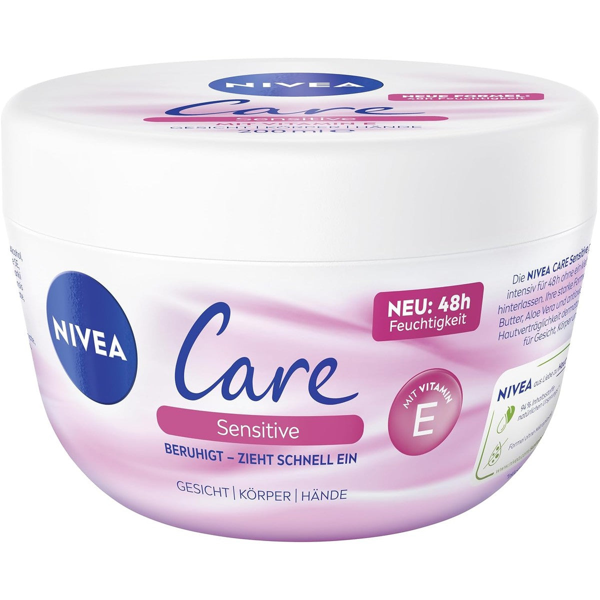 NIVEA Care Sensitive Gezicht & Lichaam 200 ml – Beiersdorf