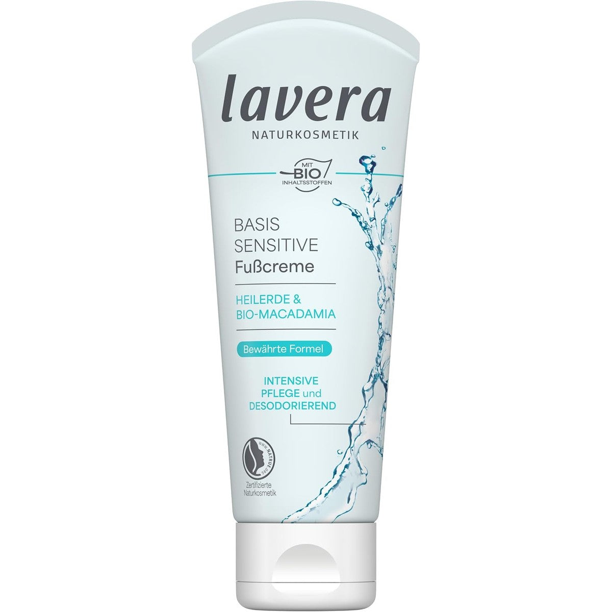 lavera Voetcrème Basis Sensitiv Macadamia - 4 stuks – lavera