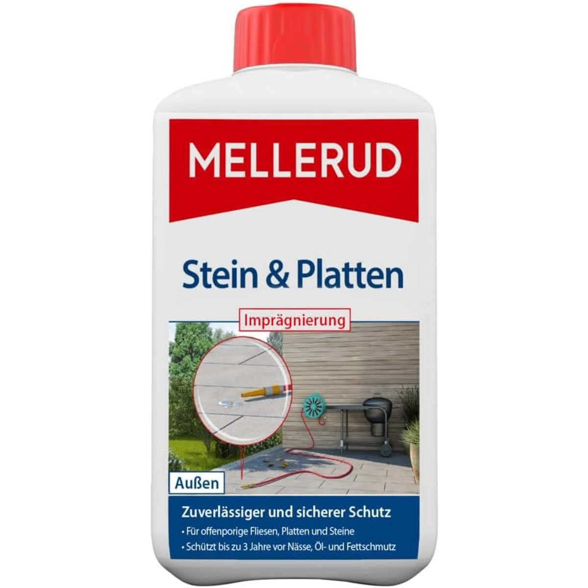 Mellerud Impregneermiddel voor beton, bestrating en tegels 1 liter – Mellerud