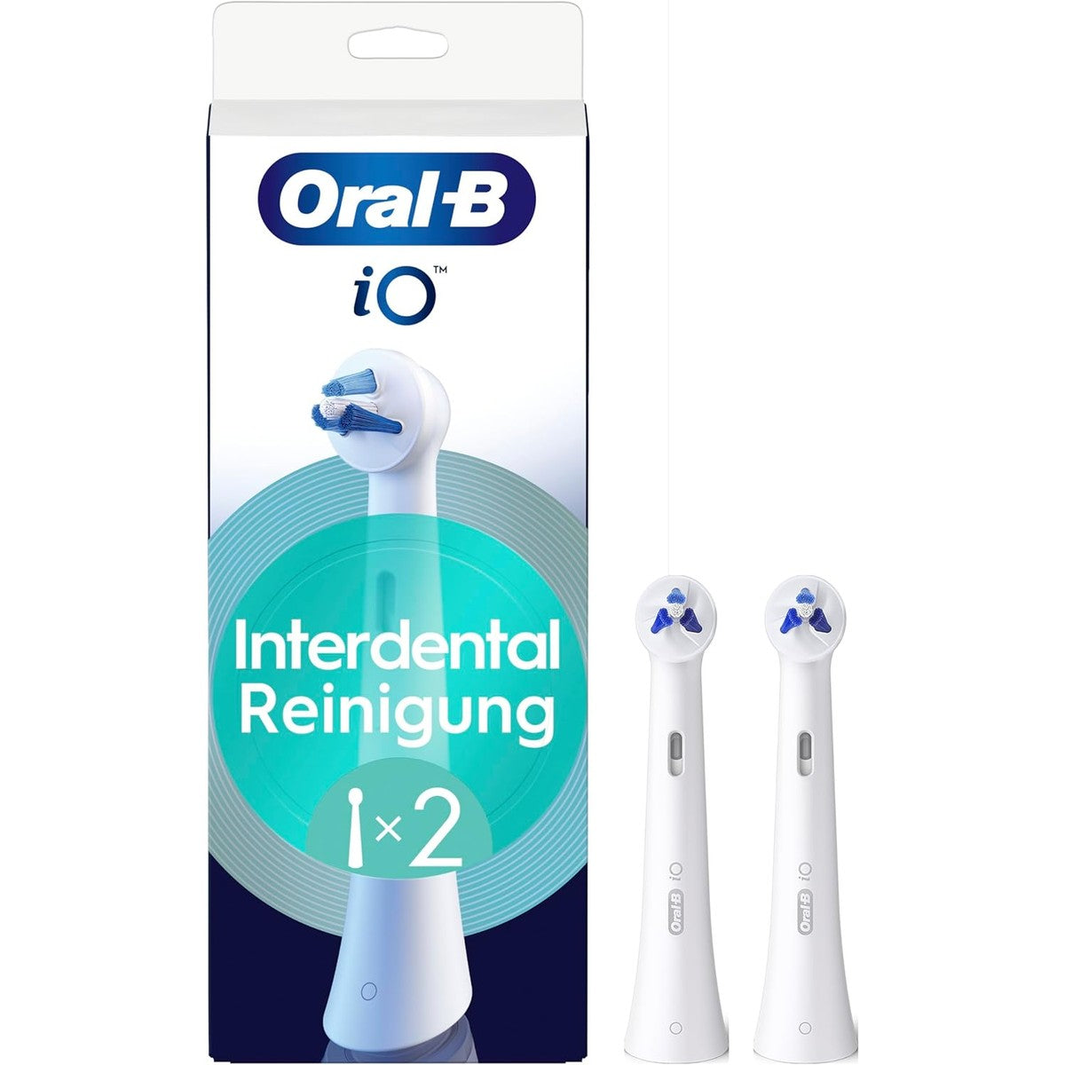 Oral-B iO Interdentale Reiniging opzetborstels wit 2 stuks – Oral-B