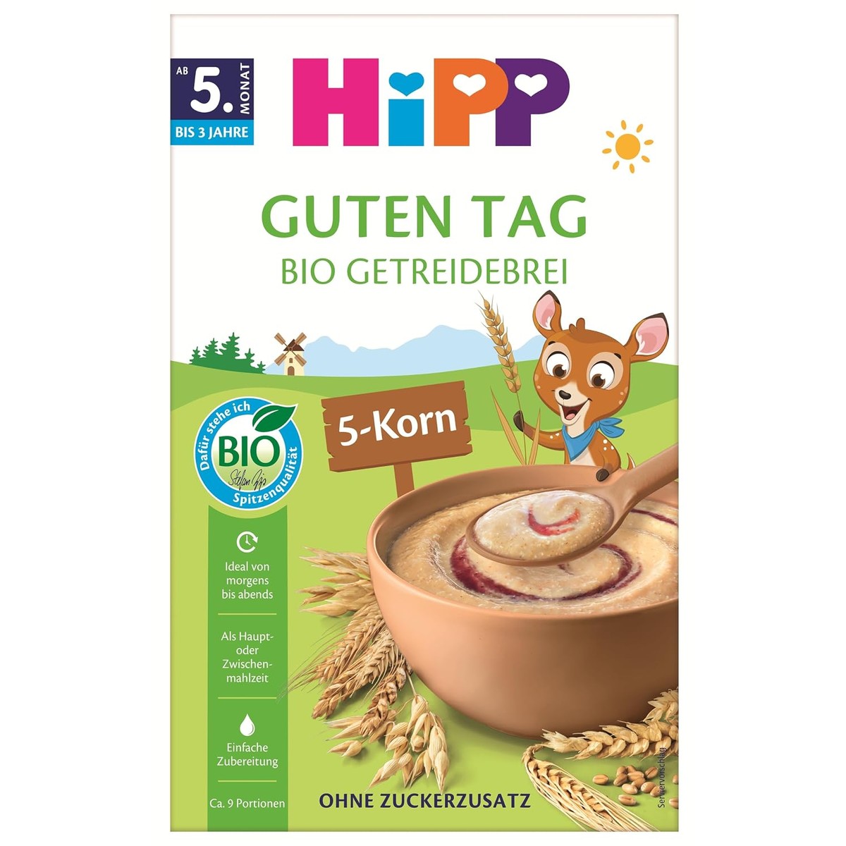 HiPP Biologische graanpap 5-korrel 7 x 200 g – HiPP