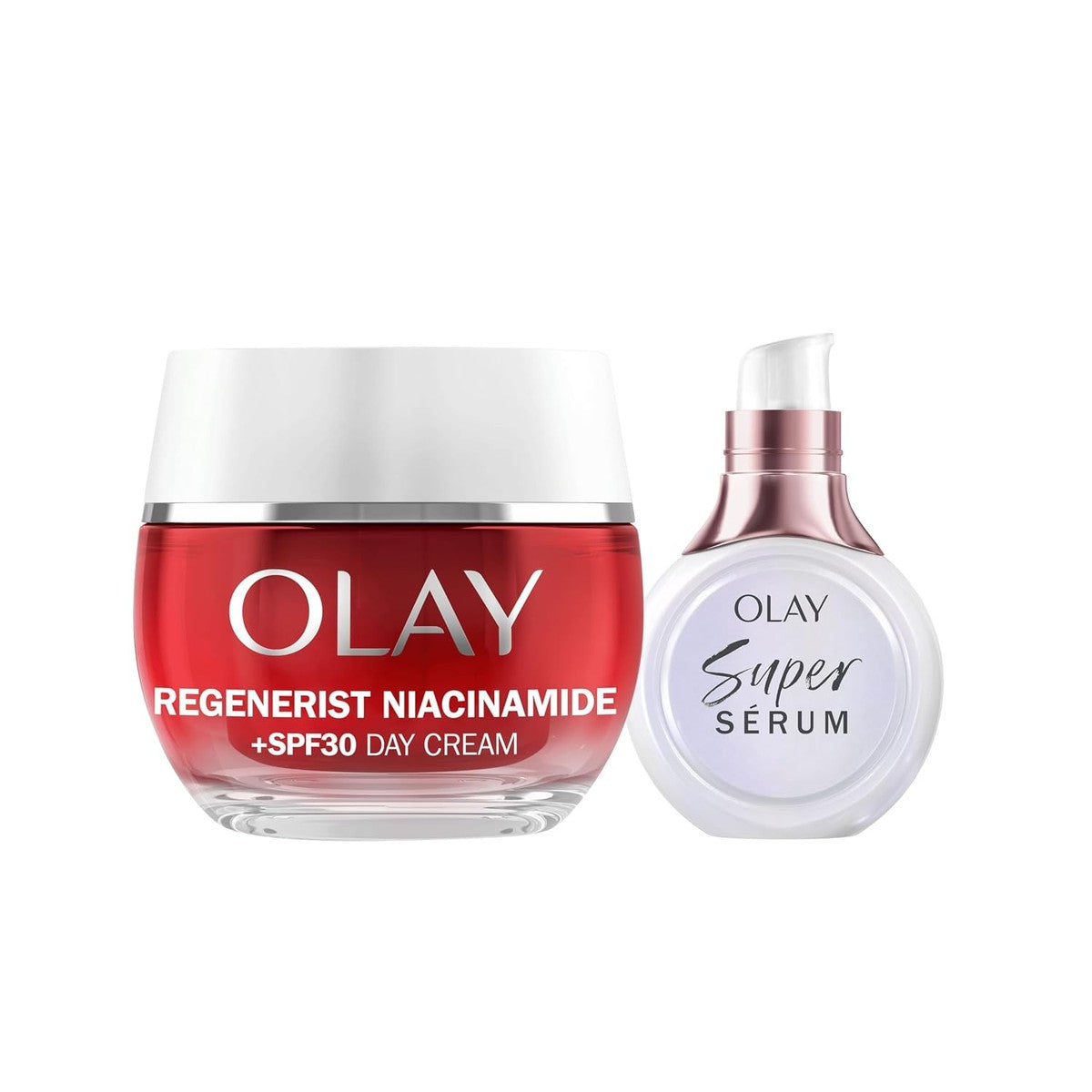 Olay Niacinamide SPF30 dagcrème 50 ml + superserum 14 ml, 2 stuks – Olay