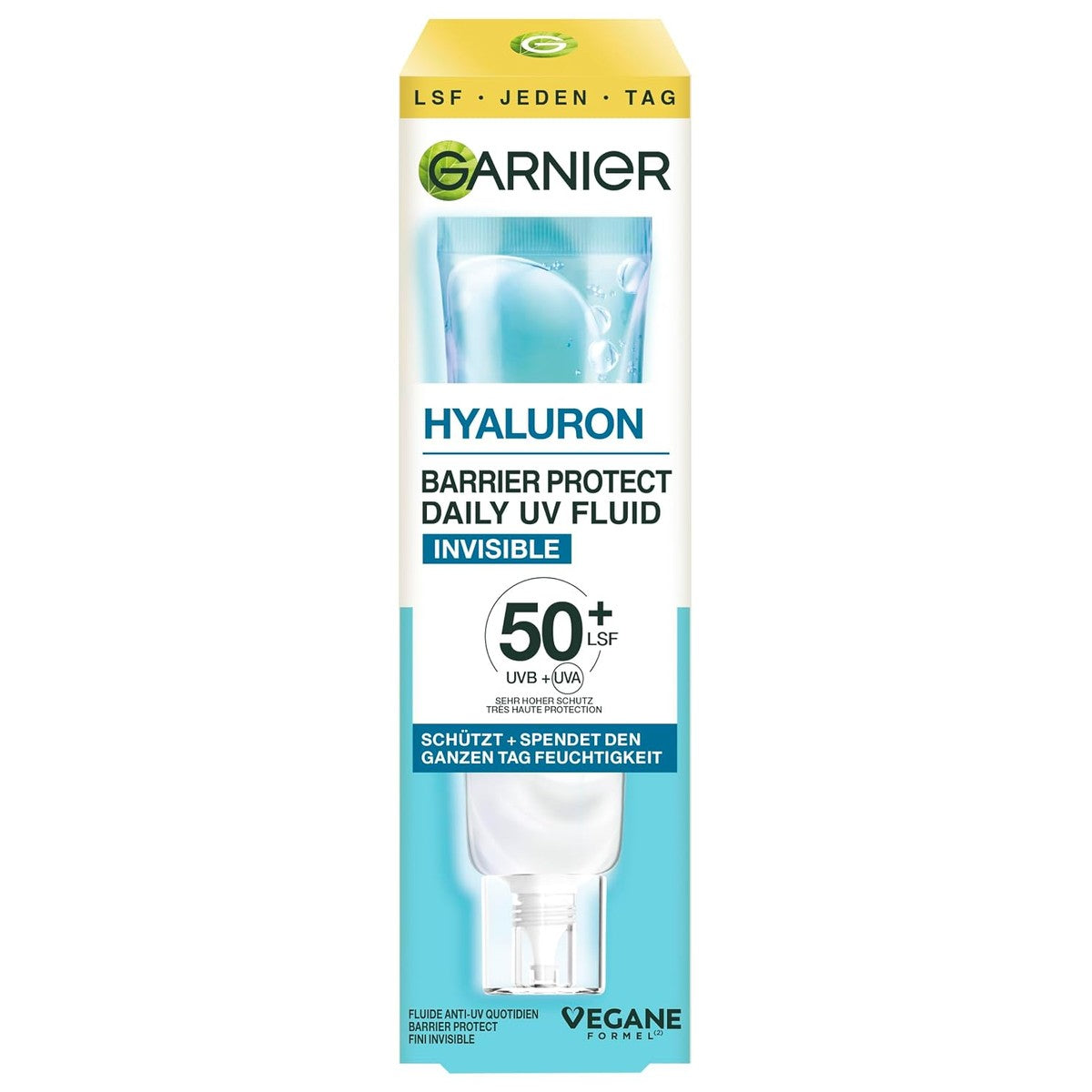 Garnier Hyaluron Barrier Protect Daily UV Fluid LSF50+ Invisible – Garnier
