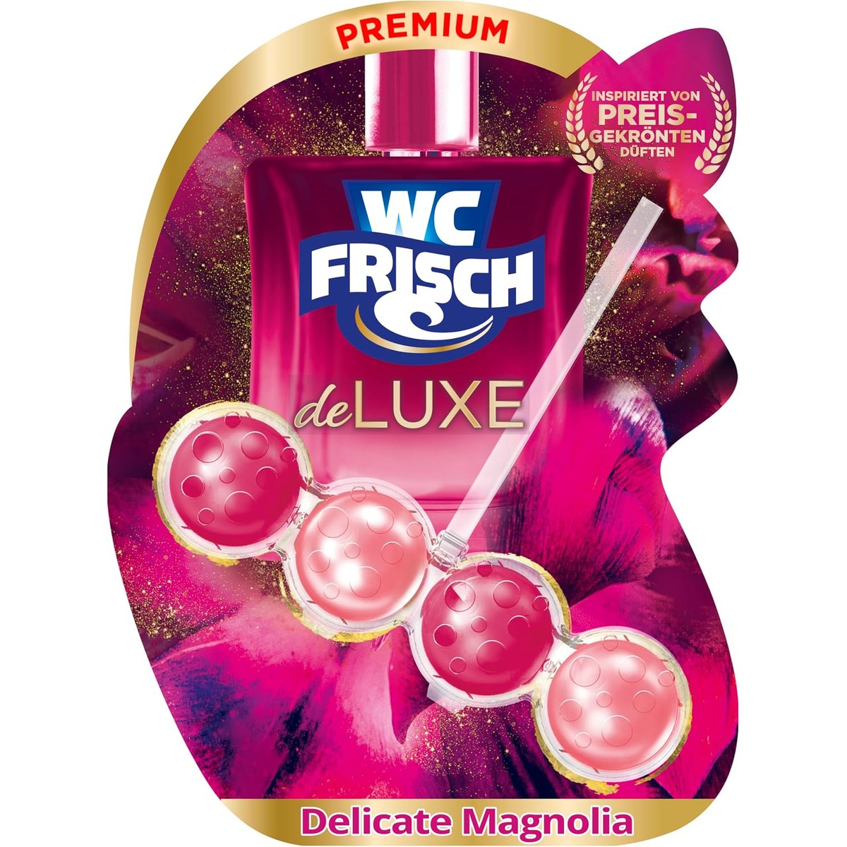 WC-Frisch DeLuxe Delicate Magnolia toiletblok 1 stuk (50 g)