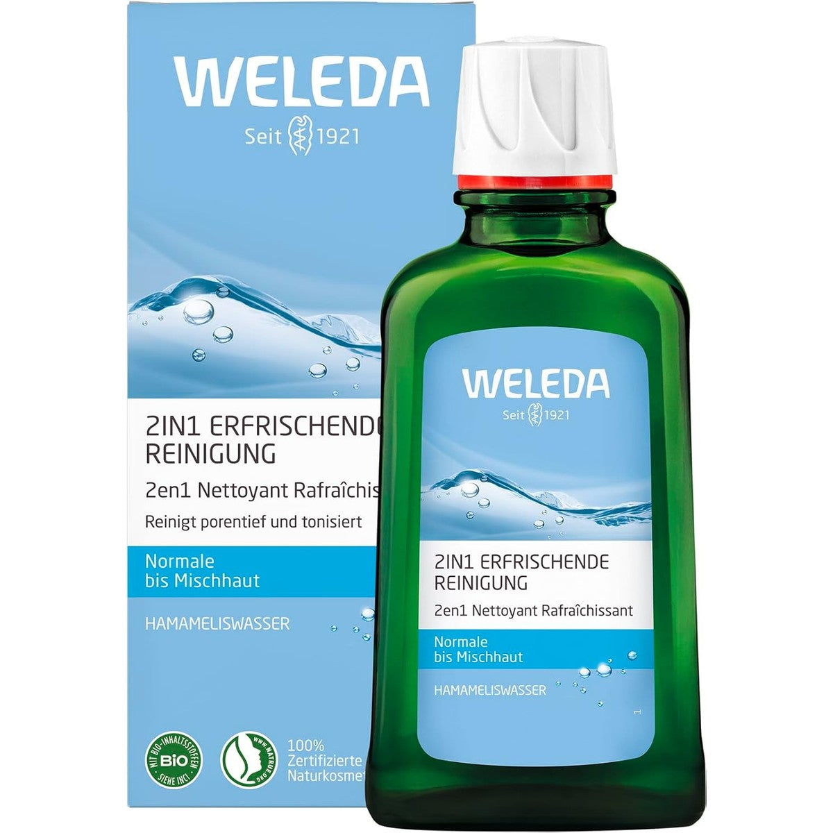 Weleda 2-in-1 Verfrissende Reiniging 100 ml