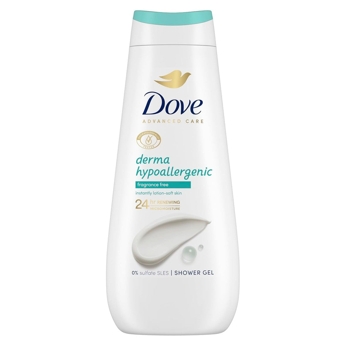 Dove Advanced Care Douchegel hypoallergeen zonder aroma's 400 ml – Dove