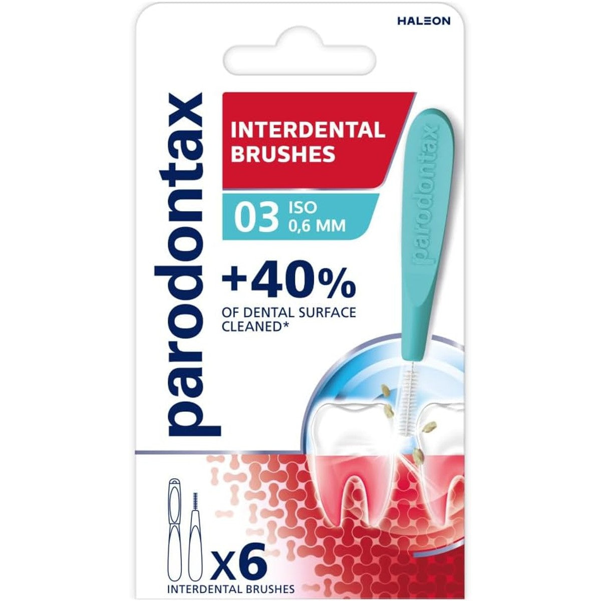 Parodontax Interdentale borstels (0,6 mm) X6 – Parodontax