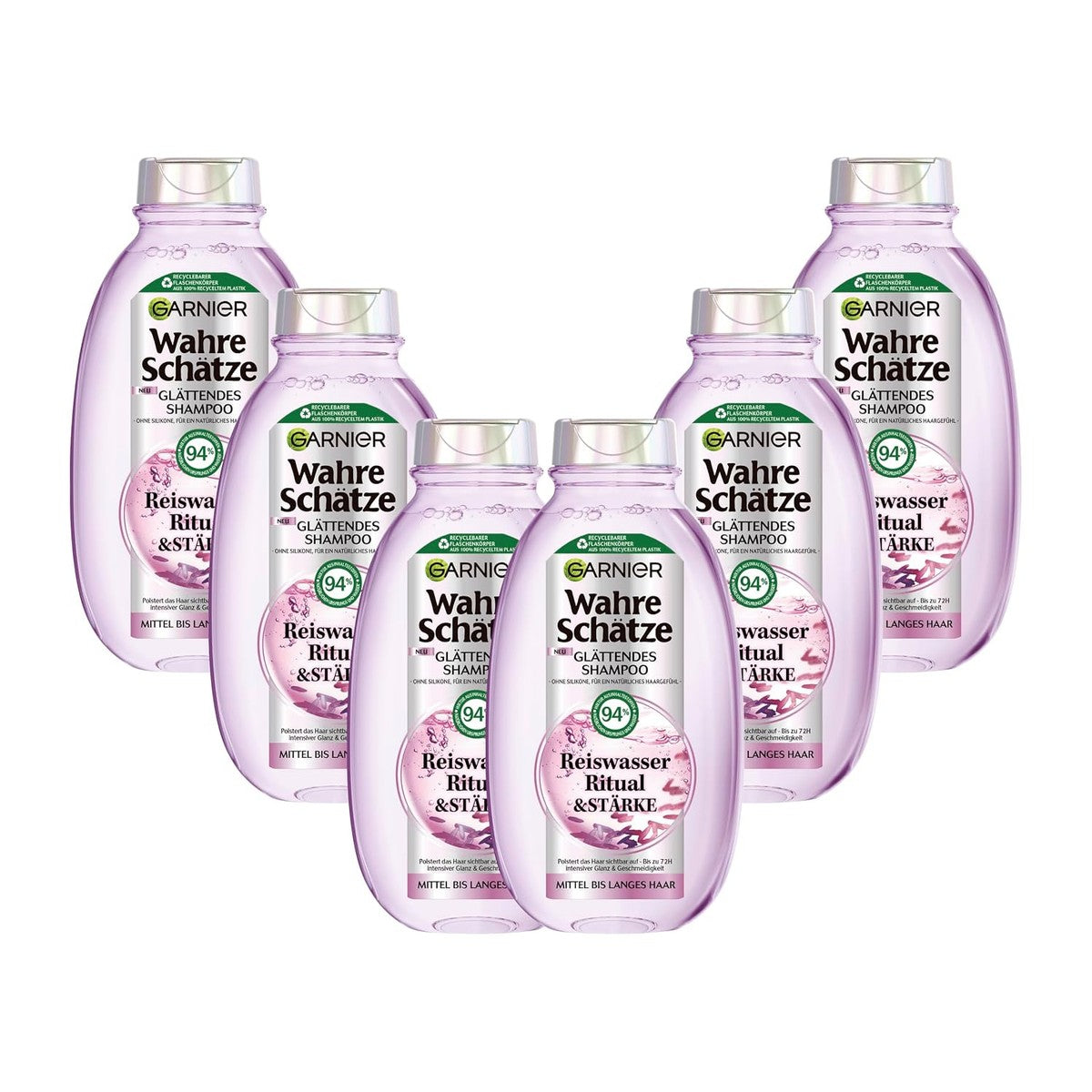 Garnier Wahre Schätze Reiswasser Ritual & Stärke Shampoo 6 x 250 ml – Garnier