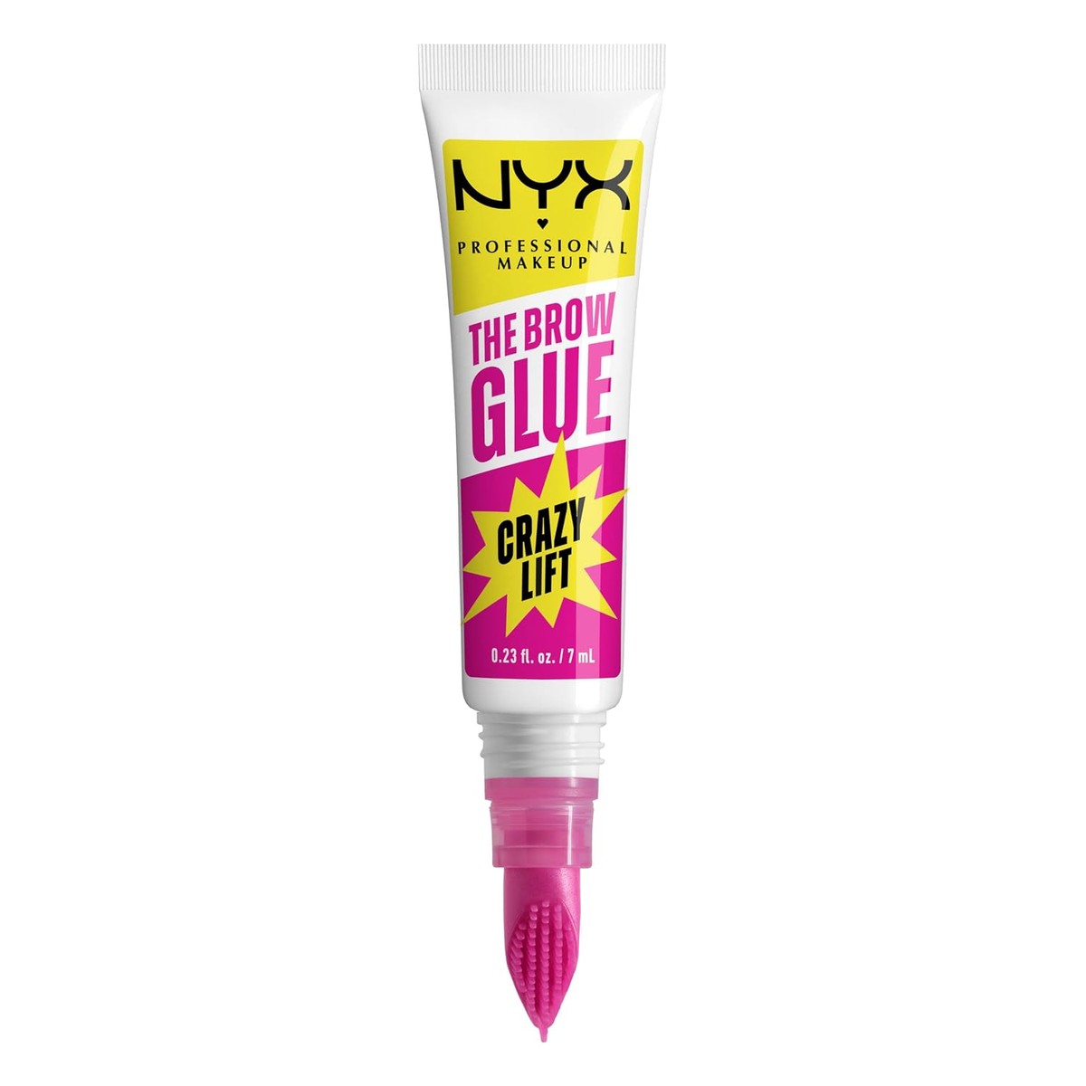 NYX Professional Makeup Brow Glue Crazy Lift, Ultra sterke wenkbrauwgel, voor maximaal 24 uur houdbaarheid, 7 ml – NYX PROFESSIONAL MAKEUP