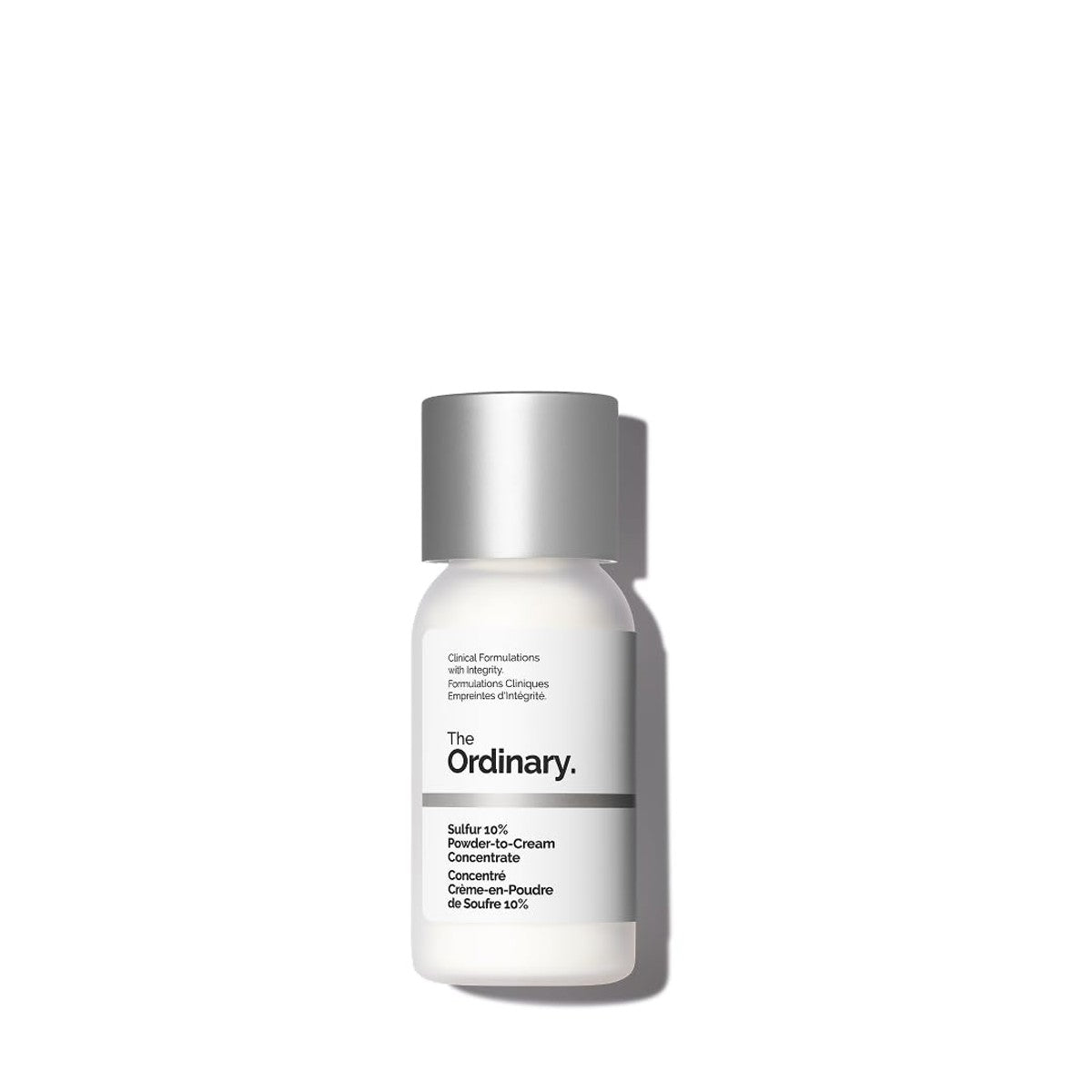 The Ordinary Sulfur Powder-to-Cream Concentrate, gerichte behandeling van onzuiverheden met zwavel, vermindert het optreden van onzuiverheden, 5 g