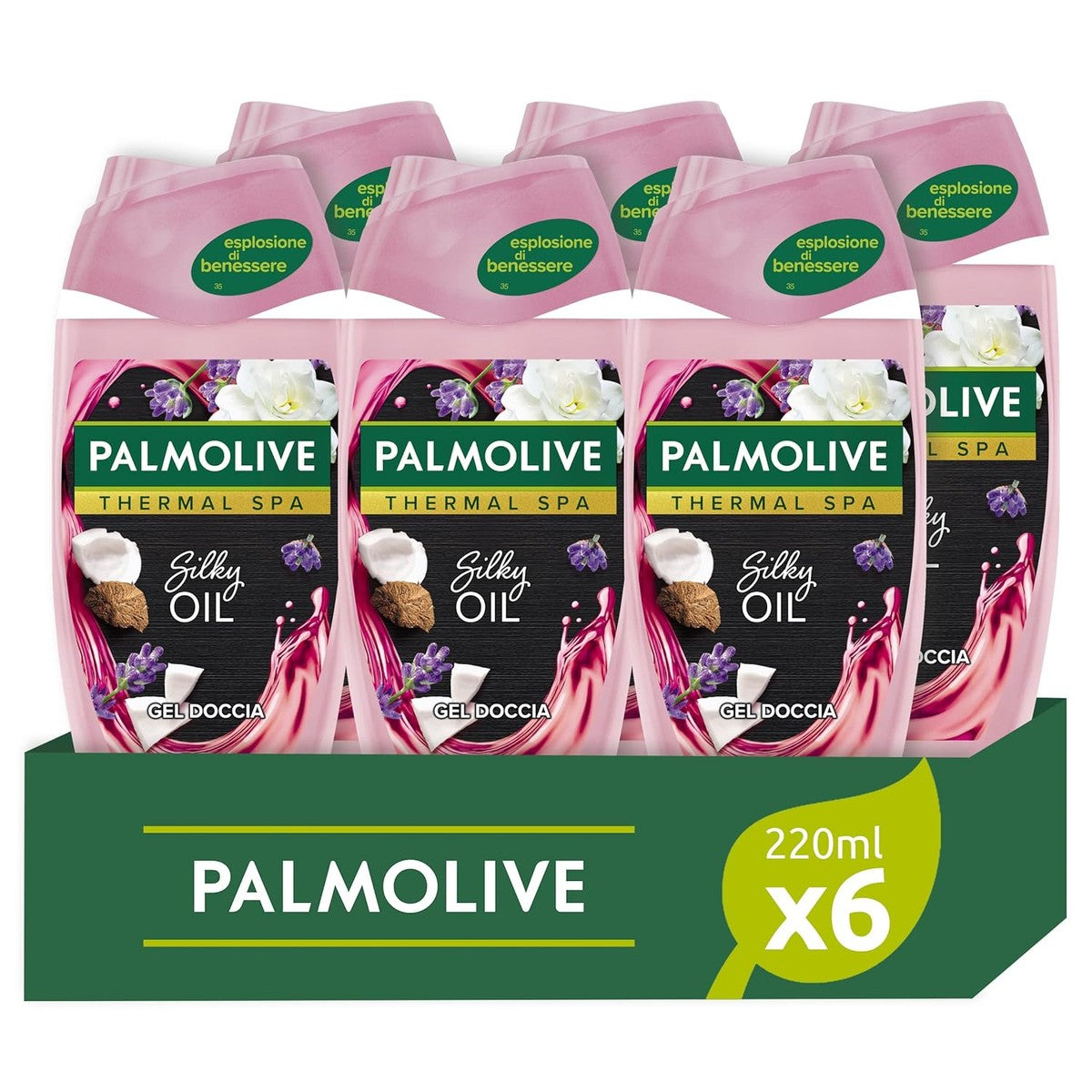 Palmolive Thermal Spa Silky Oil Douchegel 220 ml (6 stuks) – Palmolive