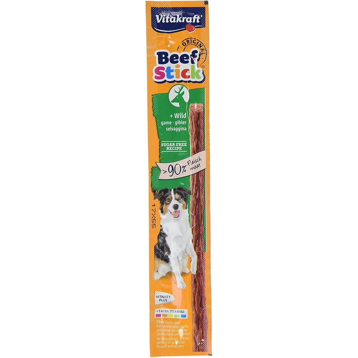 Vitakraft Beef Stick kouwsticks voor honden, 50 stuks (50 x 12 g), wild, xxl – Vitakraft