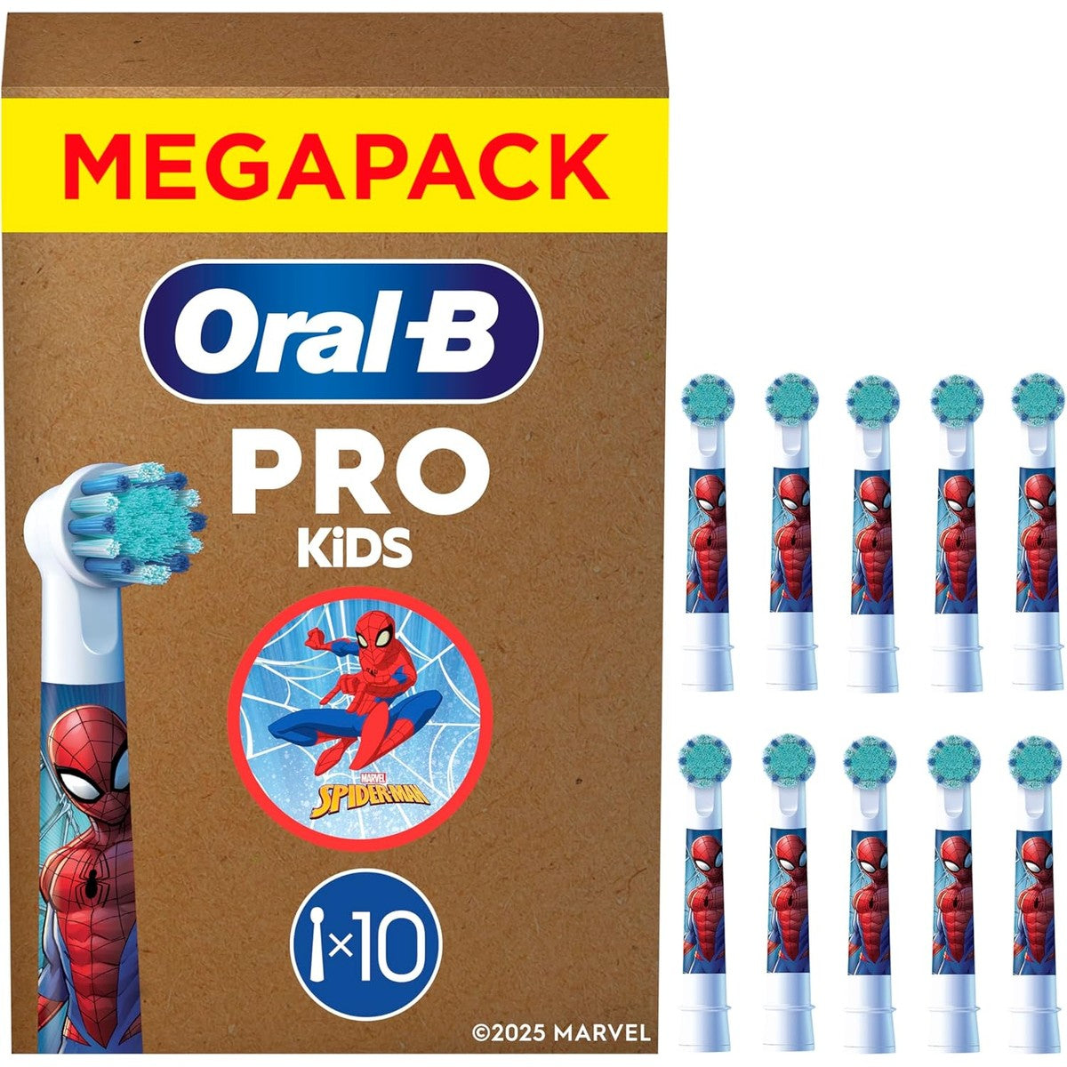 Oral-B Pro Kids 3+ Marvel Spider-Man opzetborstels 10 stuks – Oral-B