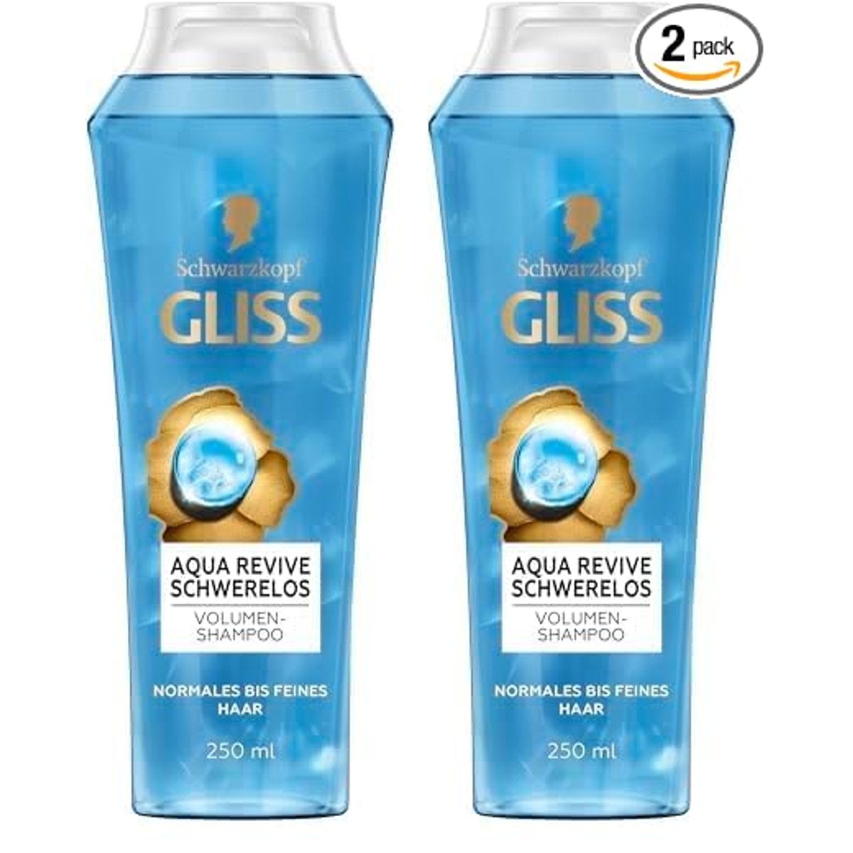 Gliss Aqua Revive Gewichtloze Shampoo 2 x 250 ml – Gliss