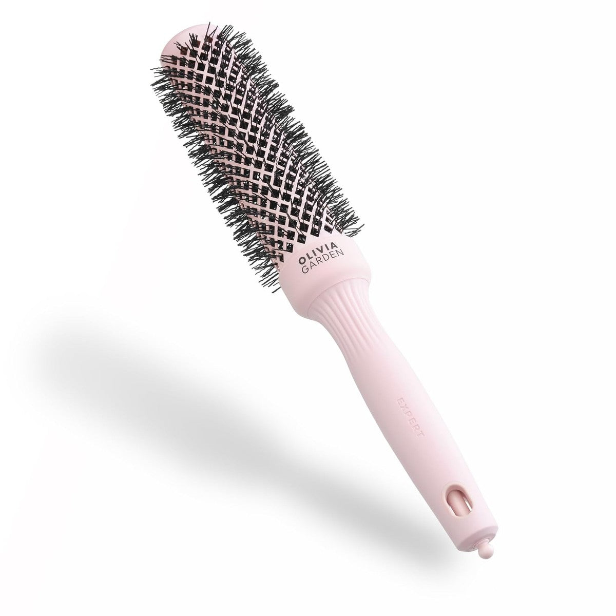 Olivia Garden Expert Blowout Speed - Pastelroze - 45 - Keramische ronde borstel met extra lange barrel voor 25% snellere blowouts