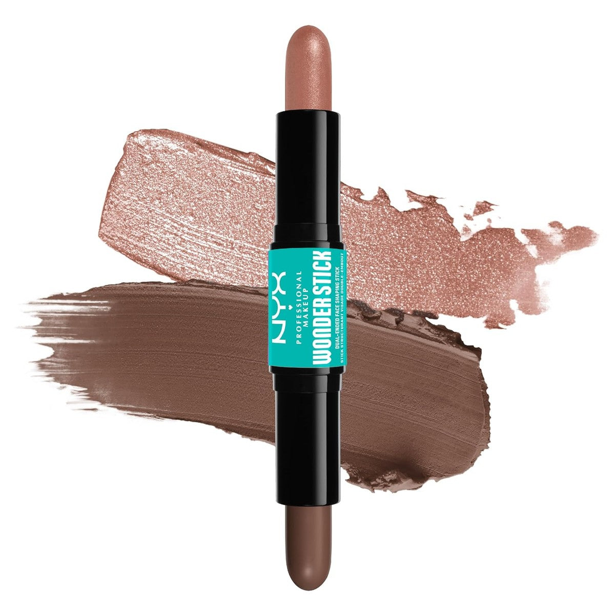 NYX Professional Makeup Stick highlight en contour, dubbele punt, definitie en glans, aanpasbaar en veganistisch, Wonder Stick, Light Medium – NYX PROFESSIONAL MAKEUP