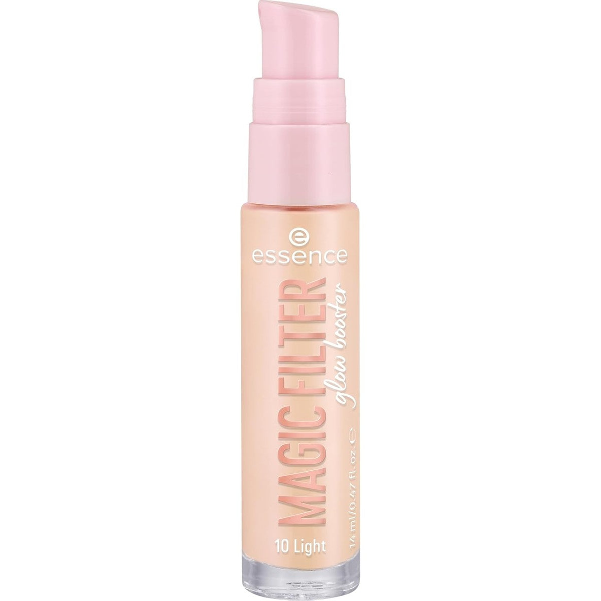 essence Magic Filter glow booster, basis, nr. 10, nude, voedend, kleureffect, zacht, natuurlijk, stralend, veganistisch, zonder parfum, zonder alcohol, zonder parabenen, per stuk verpakt (14 ml) | Lichtdekking, kleureffect, beschermend – Essence Cosmetics