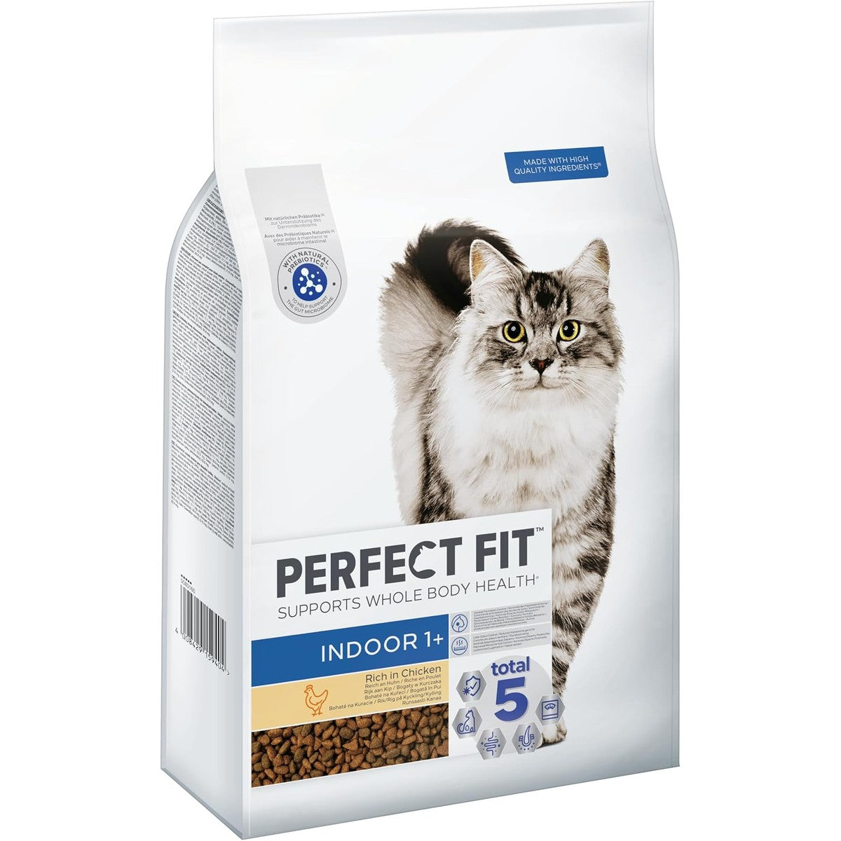 PERFECT FIT Indoor Adult 1+ droogvoer voor katten, 7 kg, kip – Perfect Fit
