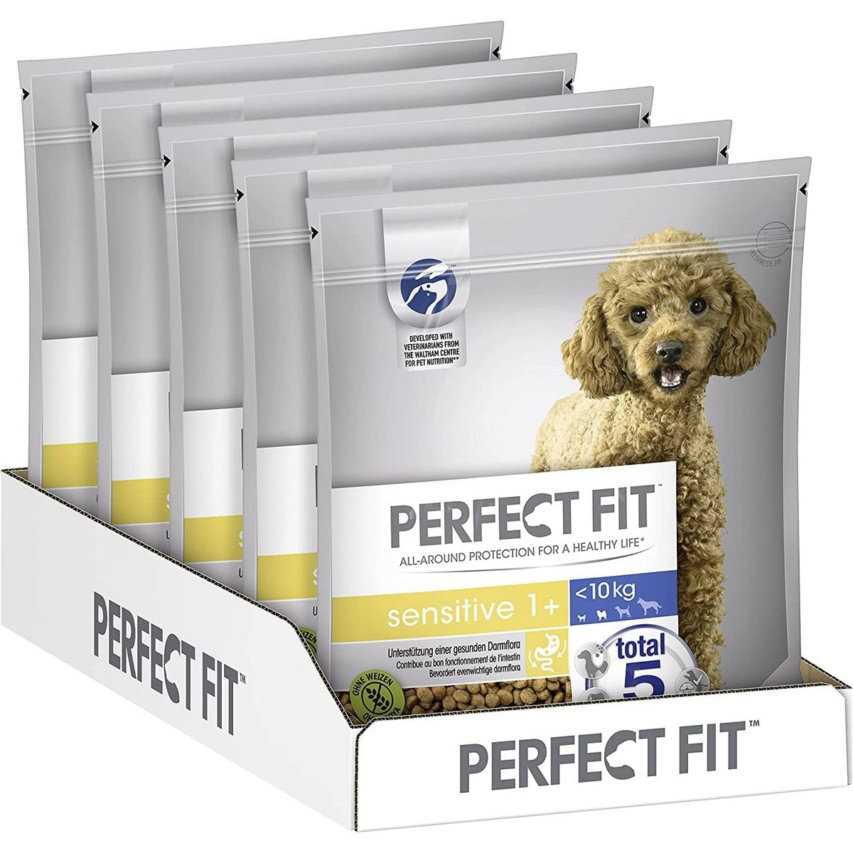 Perfect Fit Sensitive Adult 1+ hondenvoer kalkoen 5 x 1,4 kg