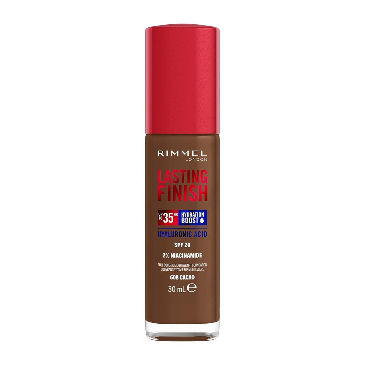 Rimmel London Lasting Finish 35 Hour Foundation 30 ml 608 cacao