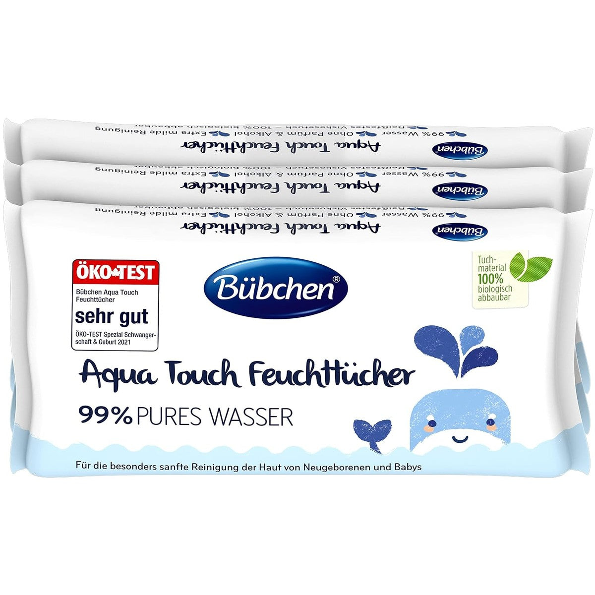 Bübchen Aqua Touch Vochtige Doekjes 144 stuks – Bübchen