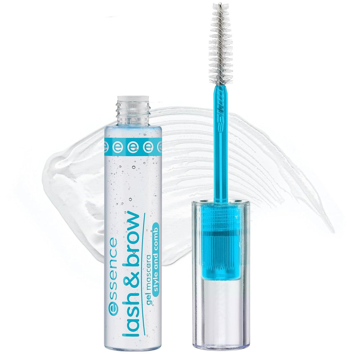 essence lash & brow gel mascara, wimperserum, transparant, definieerend, veganistisch, zonder microplasticdeeltjes, nanodeeltjes, zonder parfum, per stuk verpakt (9 ml) | Fixiert & pflegt, leichte, nicht-klebender Formel, Vegane Kosmetik – Essence Cosmetics