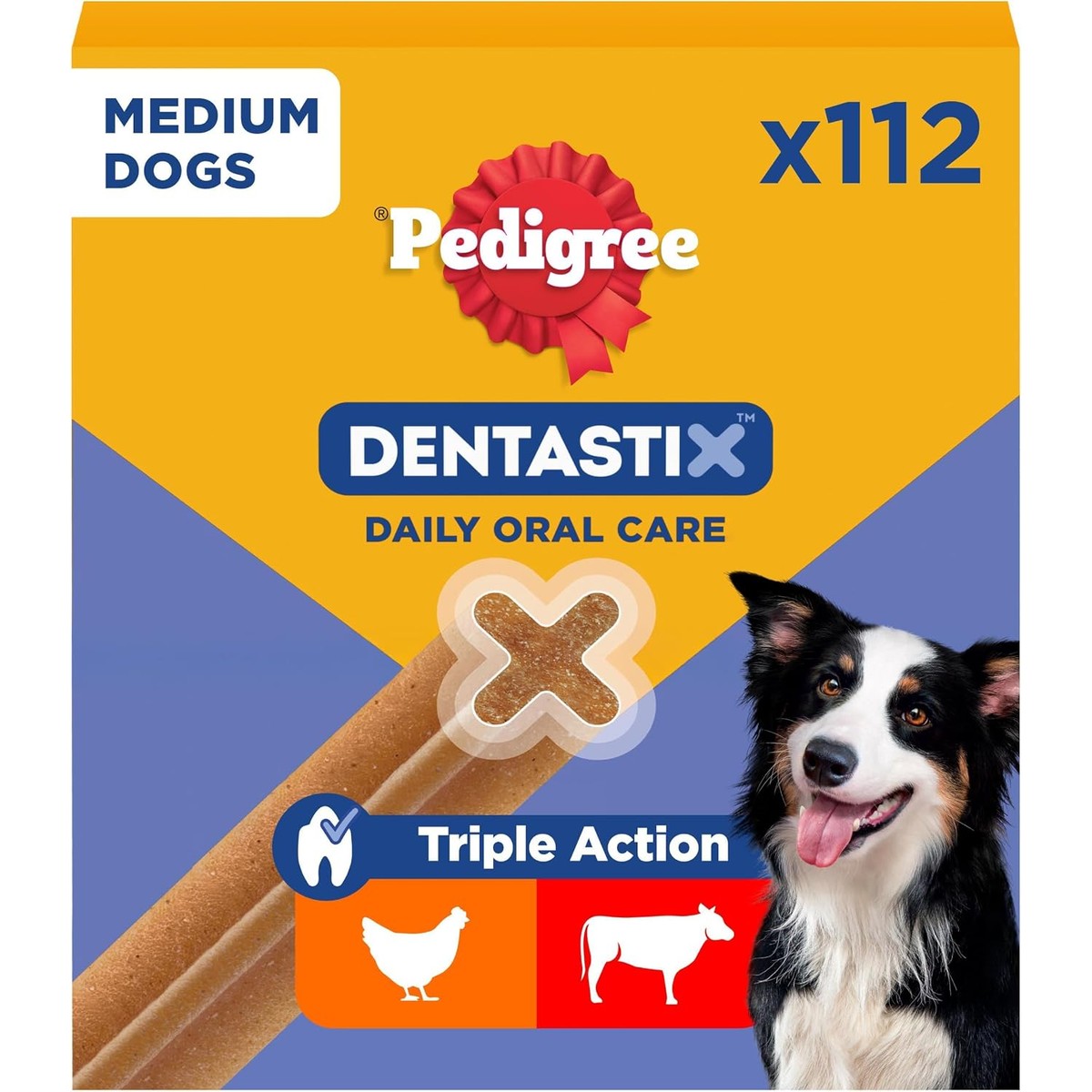 Pedigree DentaStix 1 x dagelijkse hondensnoepjes voor honden – Pedigree