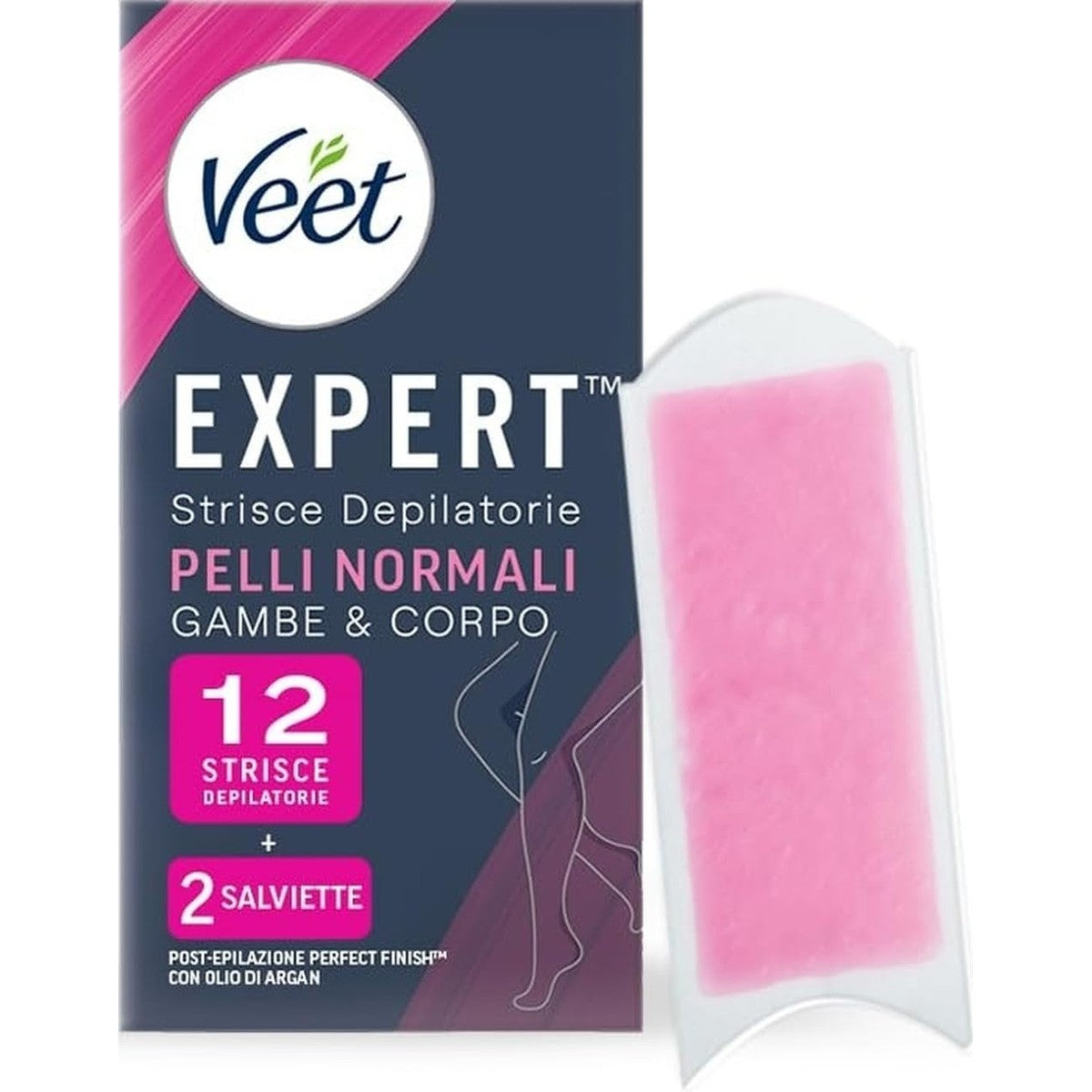 Veet Expert strips lichaam en benen normale huid, 12 strips – Veet