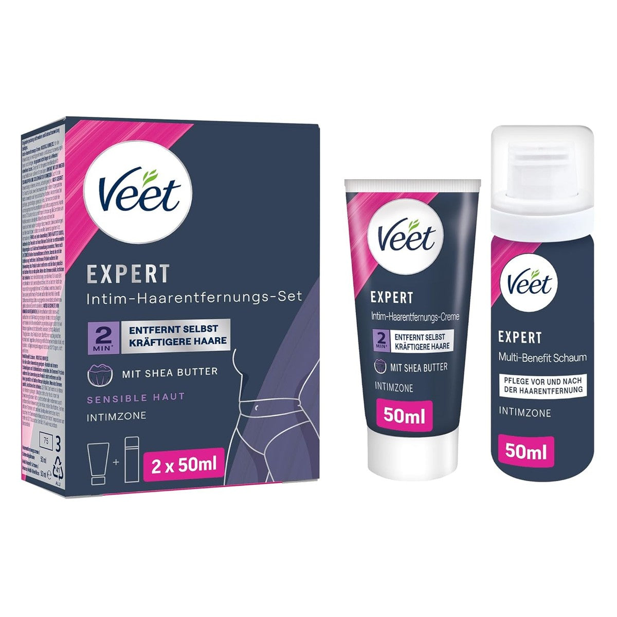 Veet Expert Intim ontharingsset 2 x 50 ml – Veet