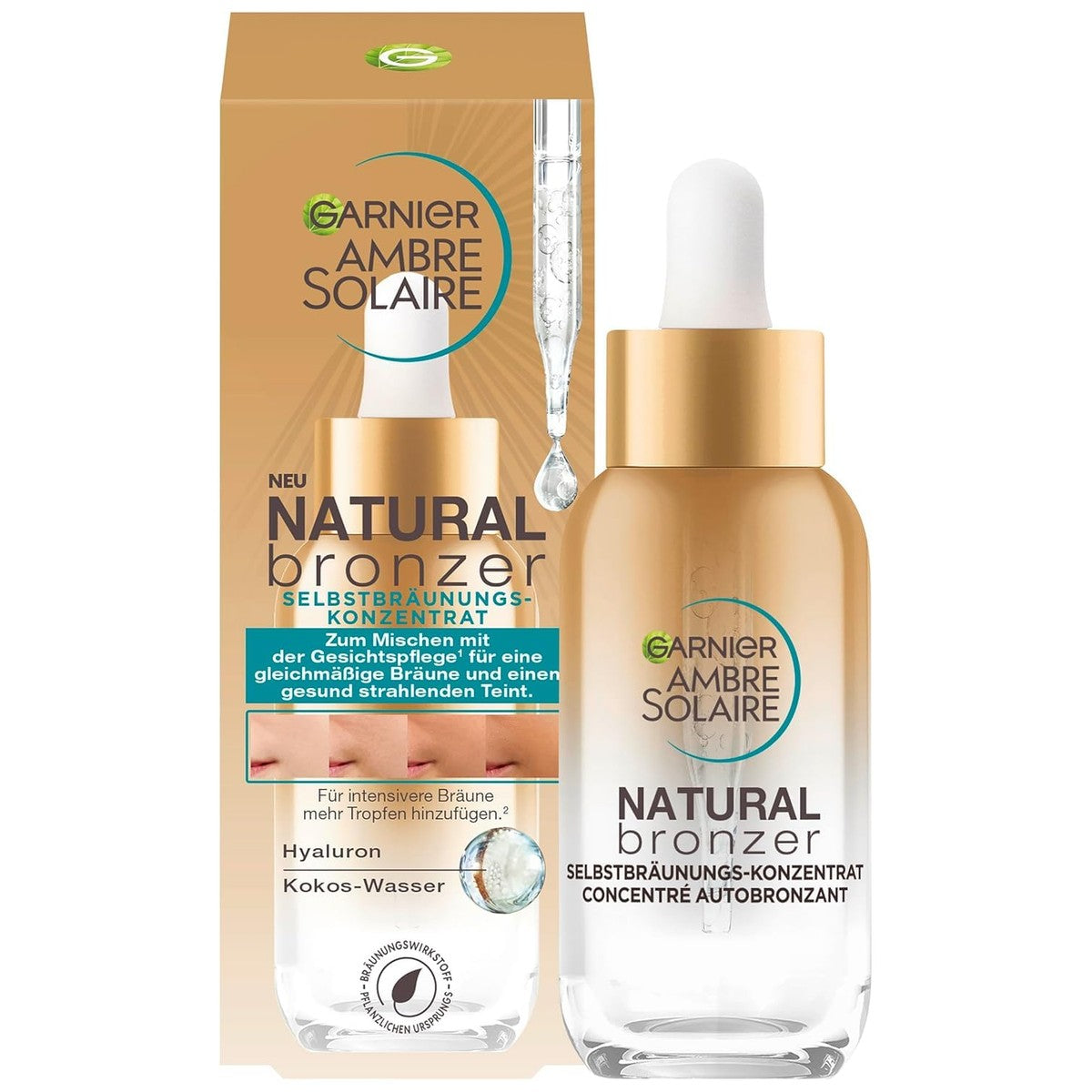 Garnier Ambre Solaire Natural Bronzer Zelfbruiningsconcentraat 30 ml – Garnier