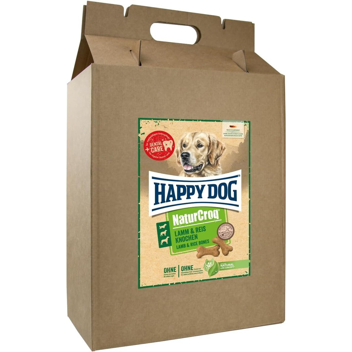 Happy Dog NaturCroq bot met lam en rijst 5 kg – Happy Dog