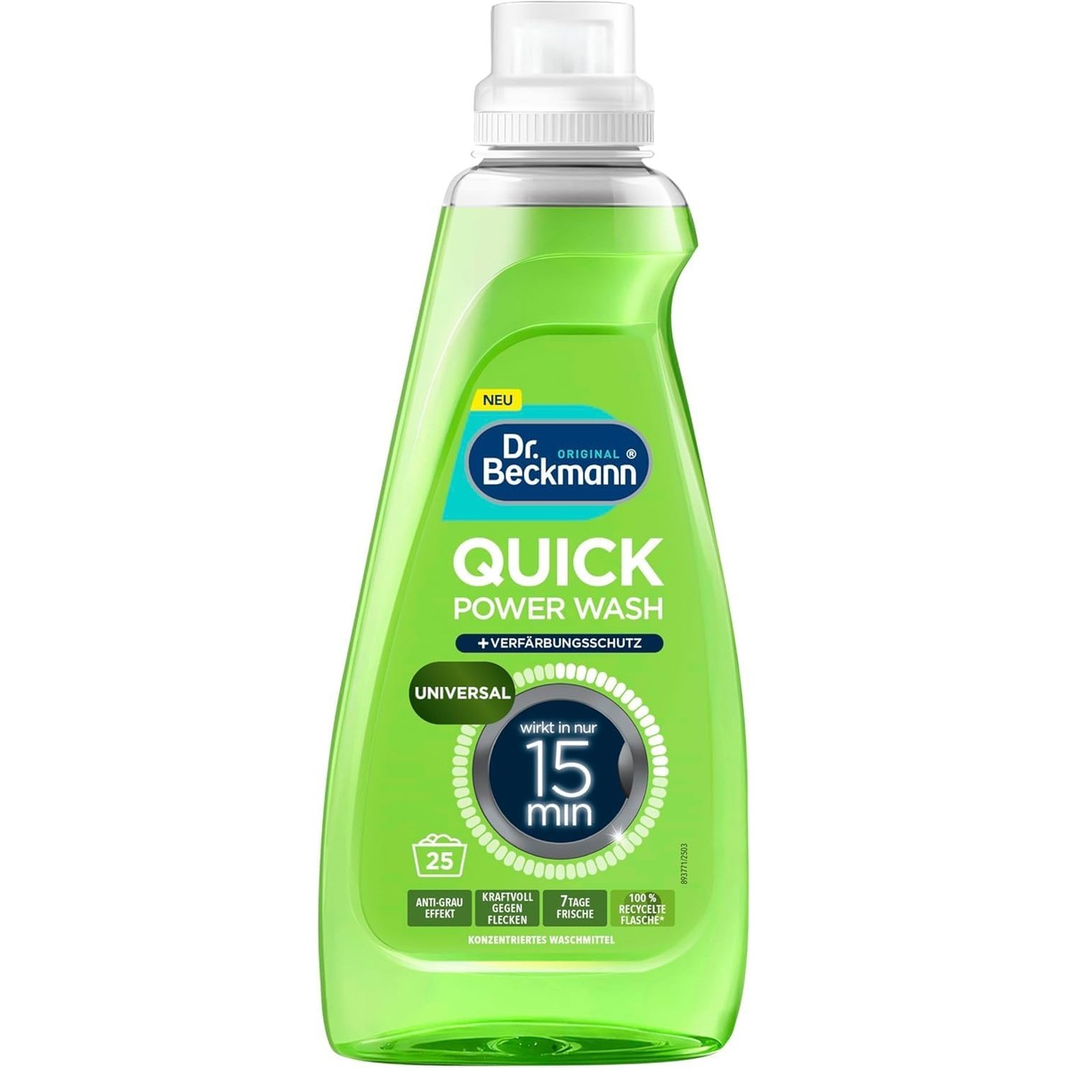 Dr. Beckmann Quick Power Wash Universal Wasmiddel 800 ml – Dr. Beckmann
