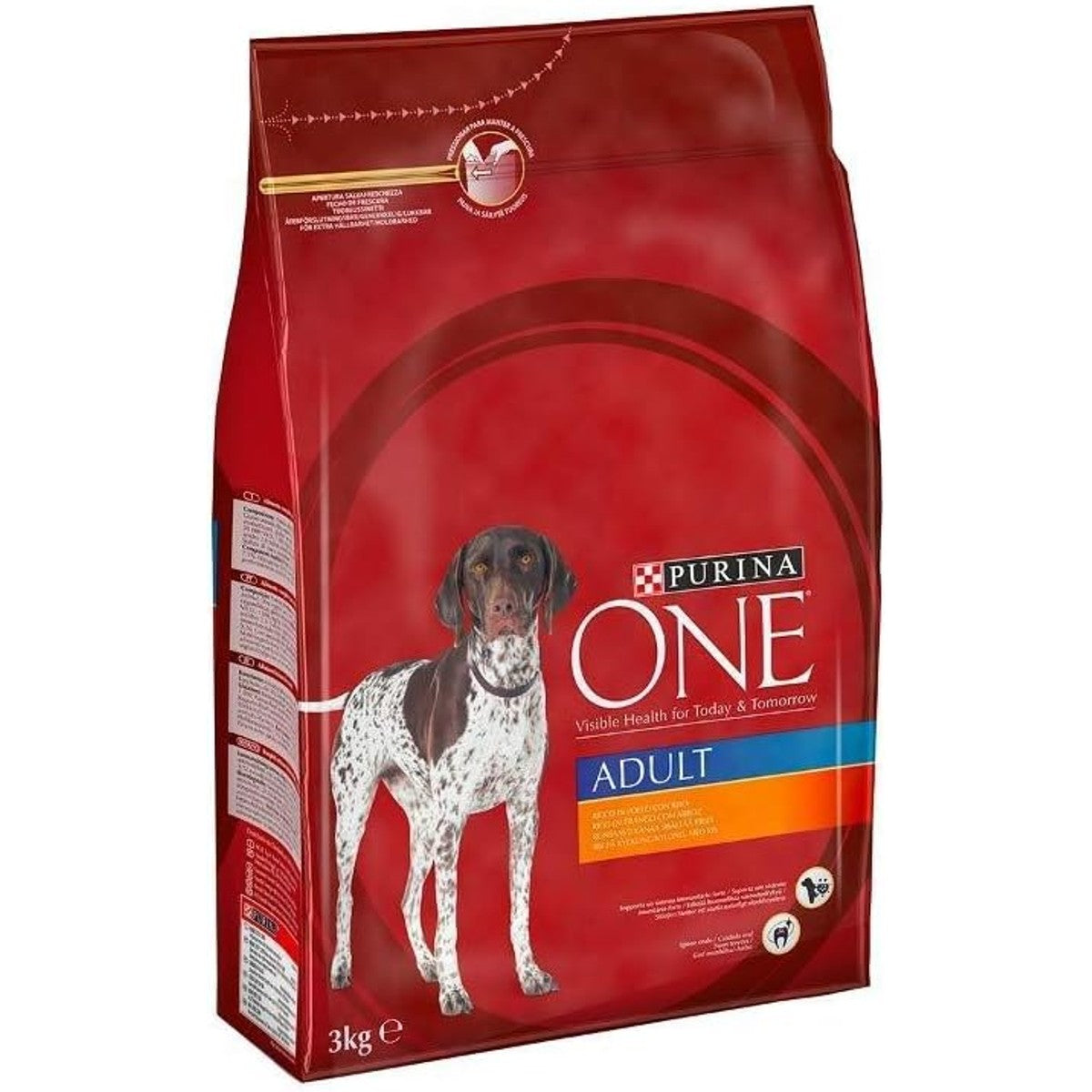 Purina One Traktaties voor volwassenen voor honden met kip en rijst, 4 verpakkingen à 3 kg – PURINA ONE