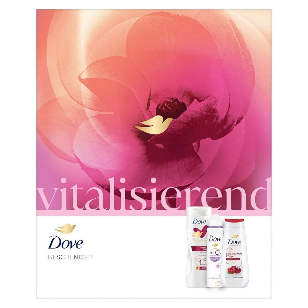 Dove Vitaliserende cadeauset 225 ml + 400 ml + 150 ml – Dove