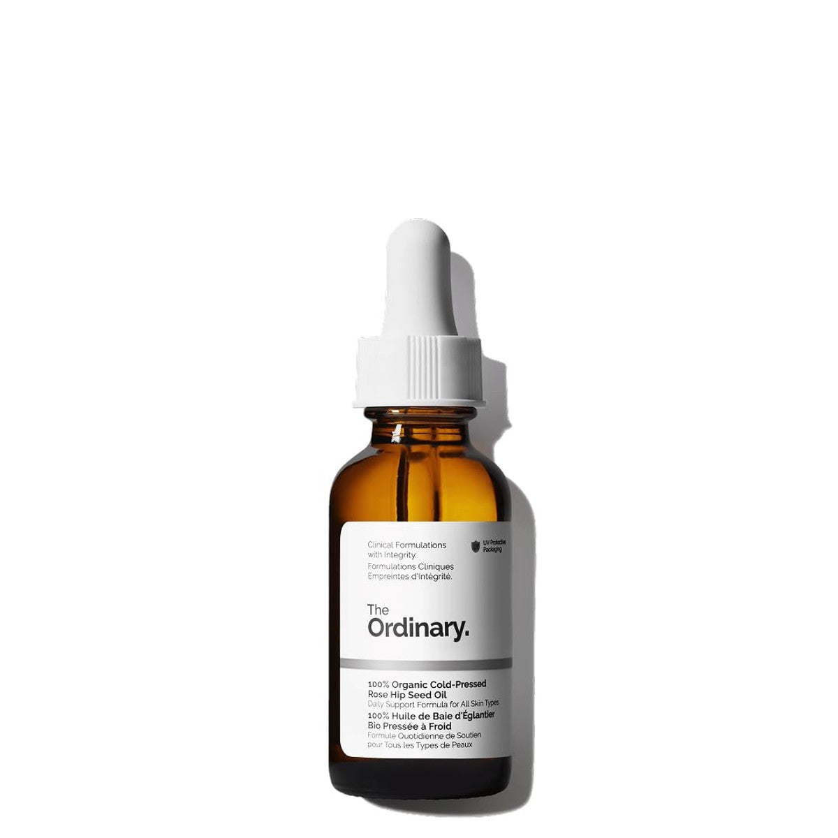 The Ordinary 100% Organic Cold-Pressed Rose Hip Seed Oil, Bestrijdt tekenen van huidveroudering door het uiterlijk van een ongelijkmatige huidtint te verbeteren. 30ml