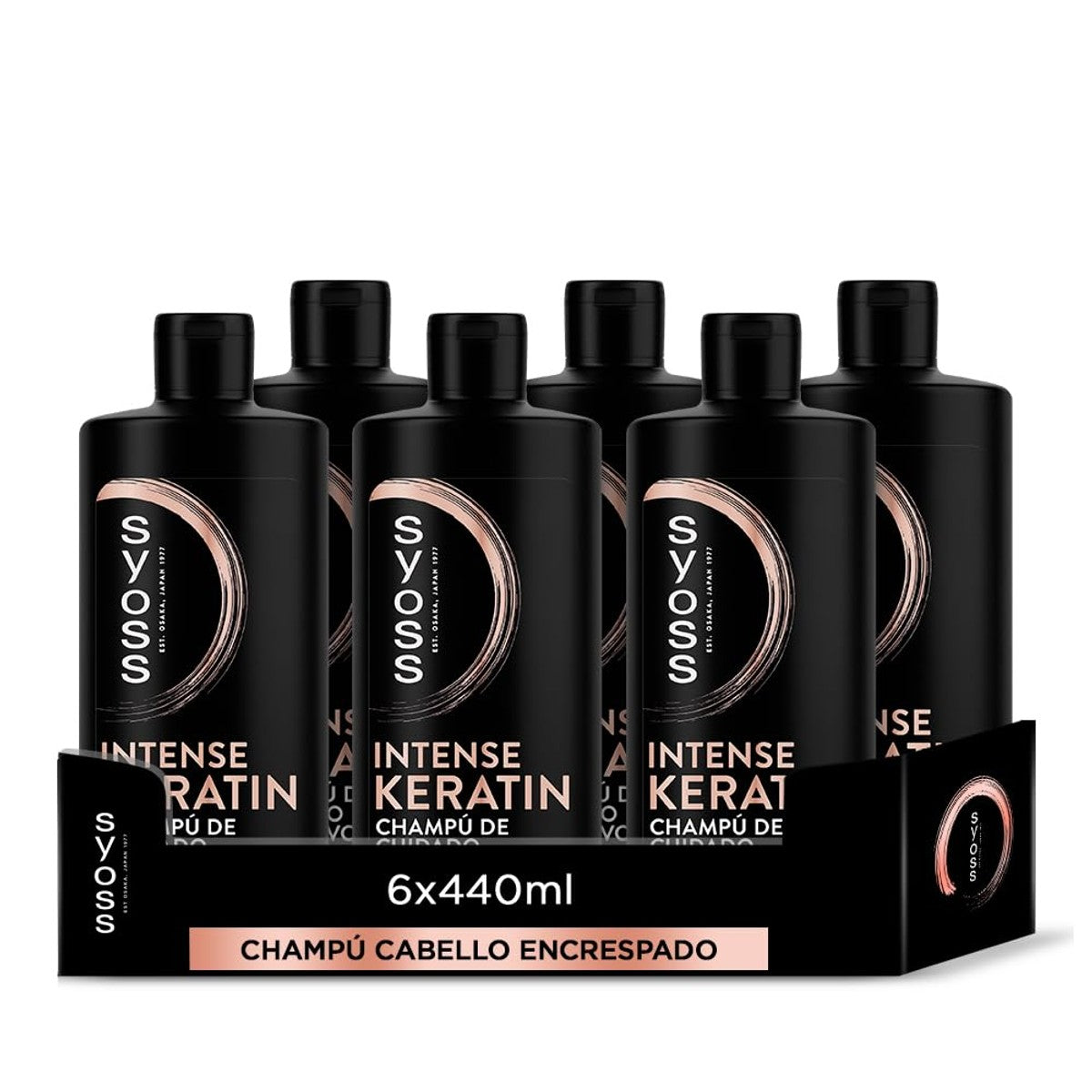 Syoss Keratine shampoo kroes- en droog haar 6 x 440 ml – Syoss