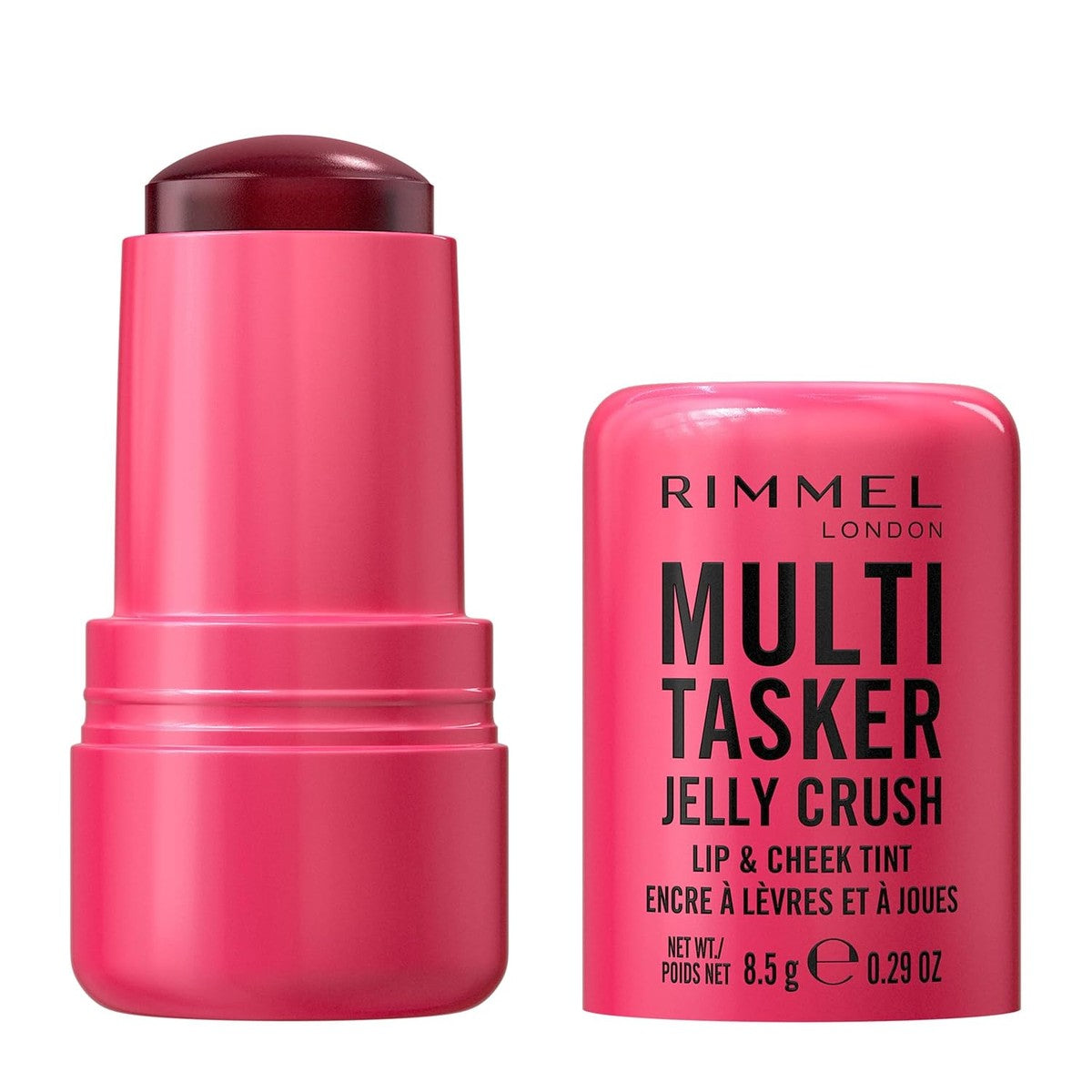 Rimmel Multi-Tasker Jelly Crush Blush & Lip Stain 150 Red Pepper Aardbeiengeur, lichte hydraterende formule, 8,5 g – Rimmel London