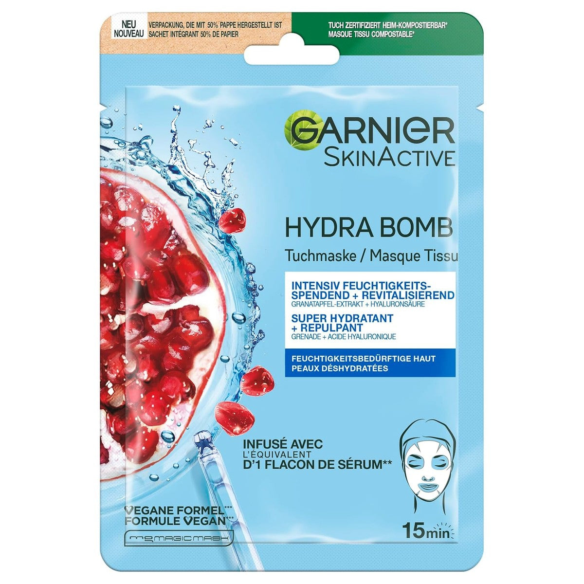 Garnier SkinActive Hydra Bomb doekmasker – Garnier