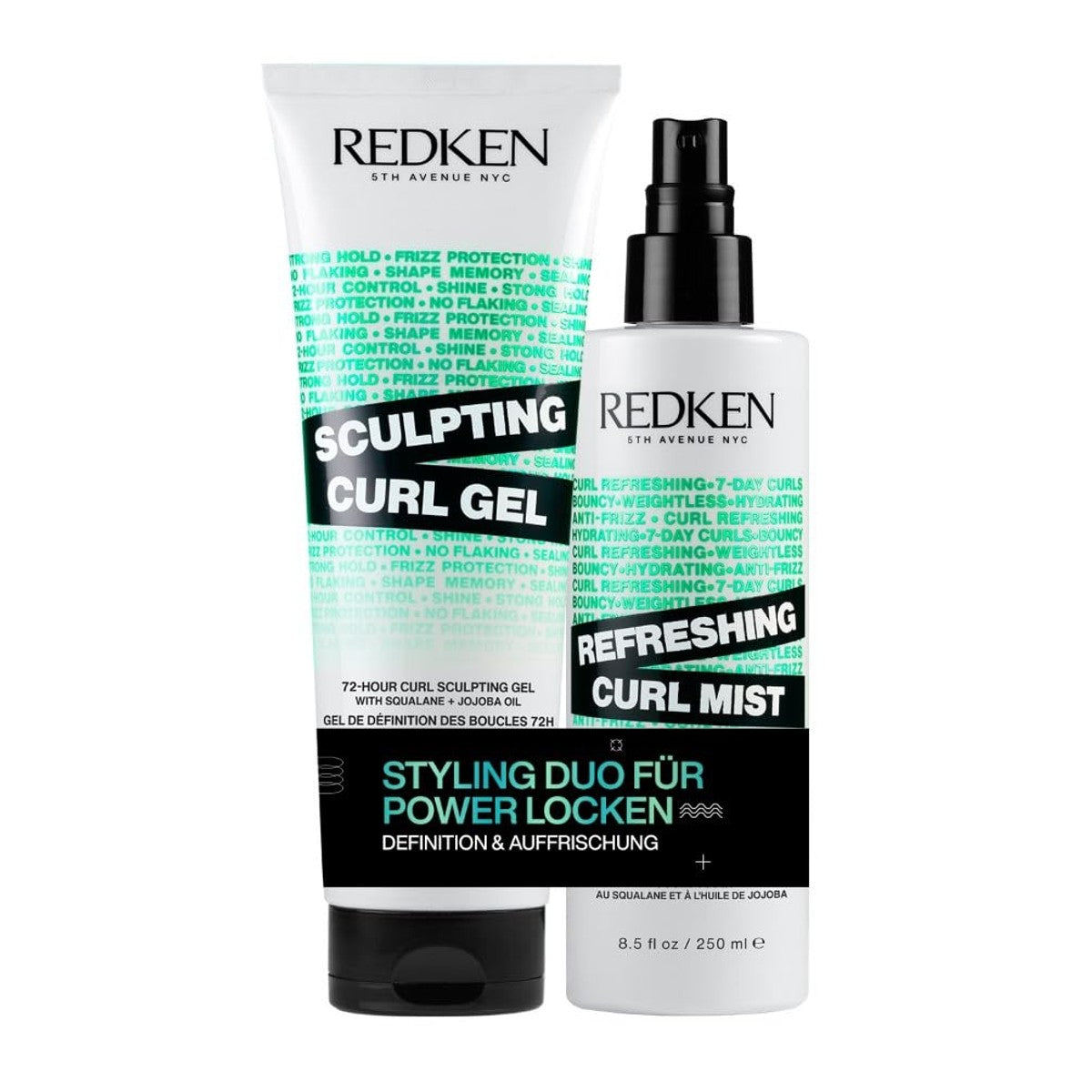Redken Sculpting Curl Gel en Refreshing Curl Mist Set 250 ml