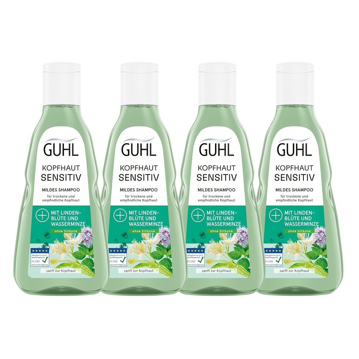 Guhl Hoofdhuid Sensitiv Shampoo 4-pack 4 x 250 ml – Guhl