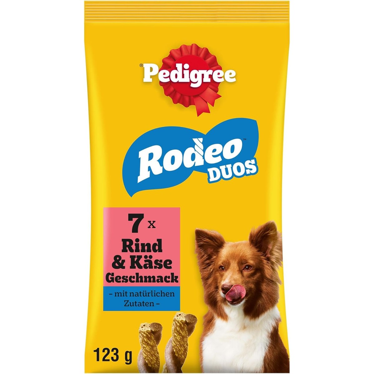 Pedigree Rodeo Duos Sticks rundvlees & kaas smaak hondensnacks 10 x 7 stuks – Pedigree