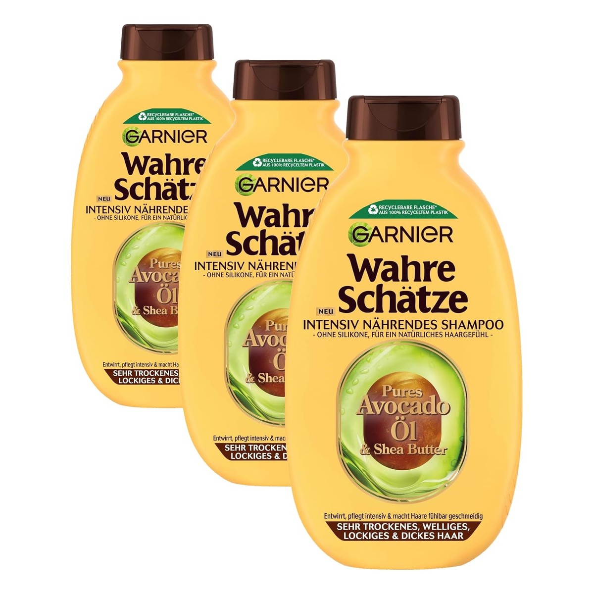 Garnier Echte Schatten Shampoo Avocado & Shea 3 x 250 ml – Garnier