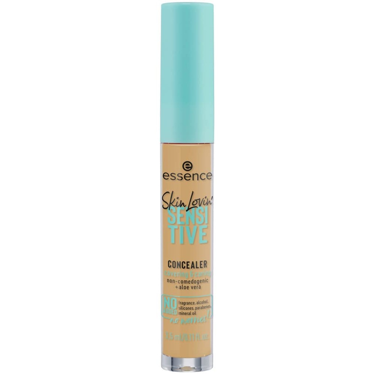 Essence Skin Lovin' Sensitive CONCEALER, afdekstift, nr. 25 medium olijf, nude, rustgevend, expresresultaat, huid, natuurlijk, veganistisch, olievrij, voldoet aan onze Clean Beauty Standard (3,5 ml) – Essence Cosmetics