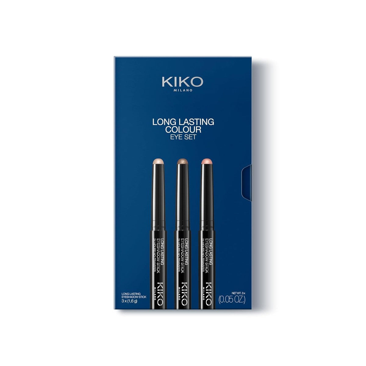 KIKO Milano Langdurige oogschaduwsticks Trio, romige formule en extreme grip, tinten 03, 05 en 14 – Kiko Milano