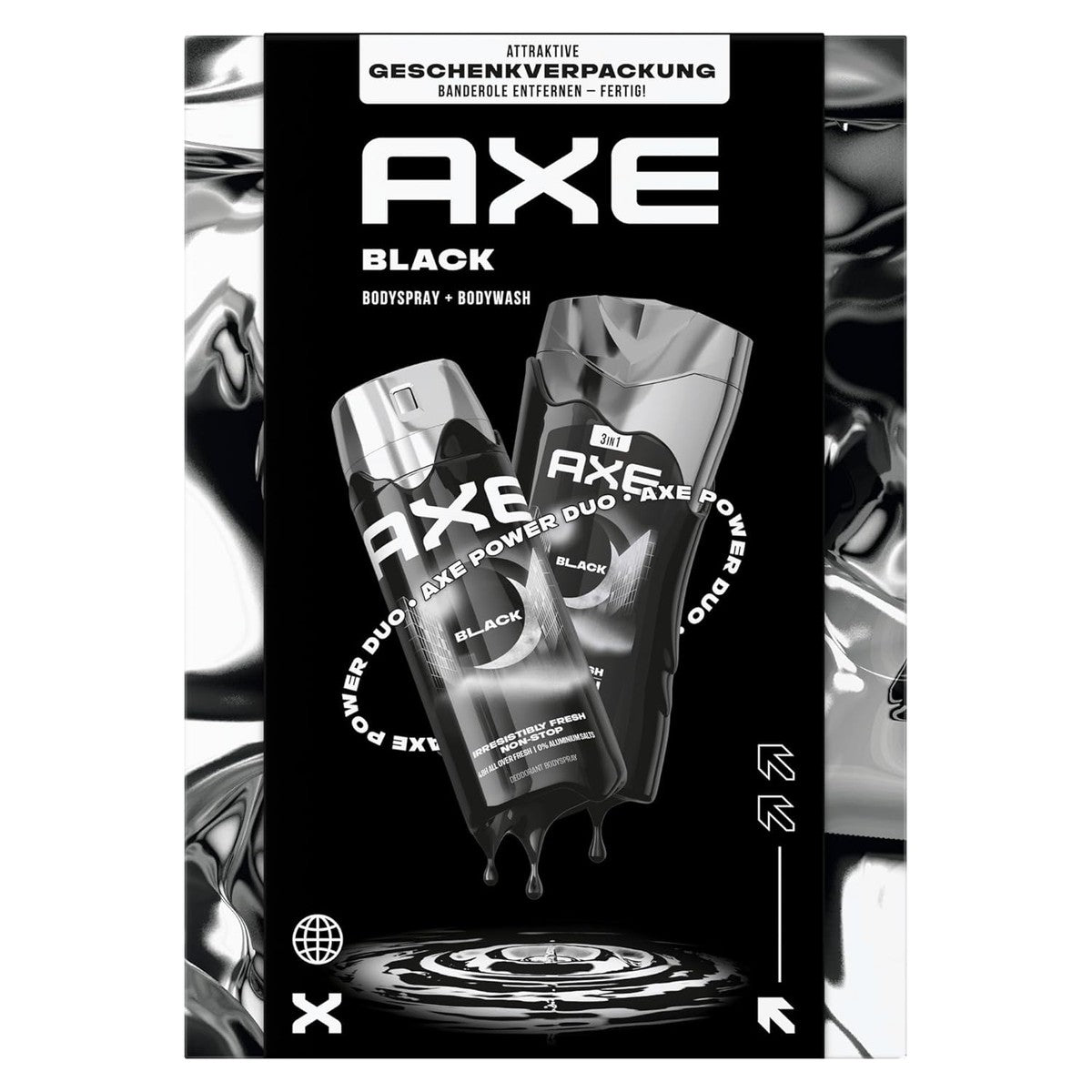 Axe Cadeauset Black 250 ml + 150 ml – Axe